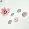 20mm 4 hole Stripe pink resin button