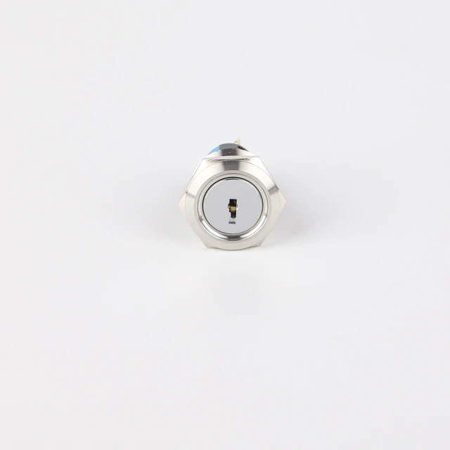 22mm key  selector switch metal button switch self-locking two  position three  position rotary switch