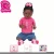 Import 23 inches Lifelike Newborn Black Doll Gift Reborn Babies Toys Realistic Soft Silicone from China