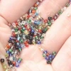 24 colors 2mm Glass Seed Beads filling round beads