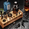 24-Piece Bartender Kit Cocktail Shaker Set with Espresso Bamboo Stand