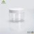 Import 250ml 8oz Cosmetic Cream Food Clear Pet Plastic Jar With Aluminum Cap Plastic Screw Cover from China