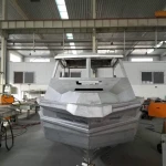 25ft 7.5m high speed aluminum  cabin cruiser fishing yacht boats