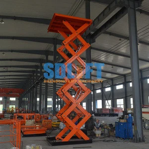2T 7M Fixed Hydraulic Scissor Lift Table With CE