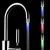Import 3 colors changing temperature control kitchen faucets with led light from China