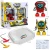 Import 3 in 1 Mini Robot Toy Spinning Top Robot Battle Gyro Pull Back Car Spinning in Wind Up Gyro Toy for Kids Gifts from China