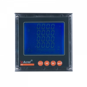 3 phase multifunction panel meter with harmanic analysis 3 wire multi tariff PZ96L-E3H