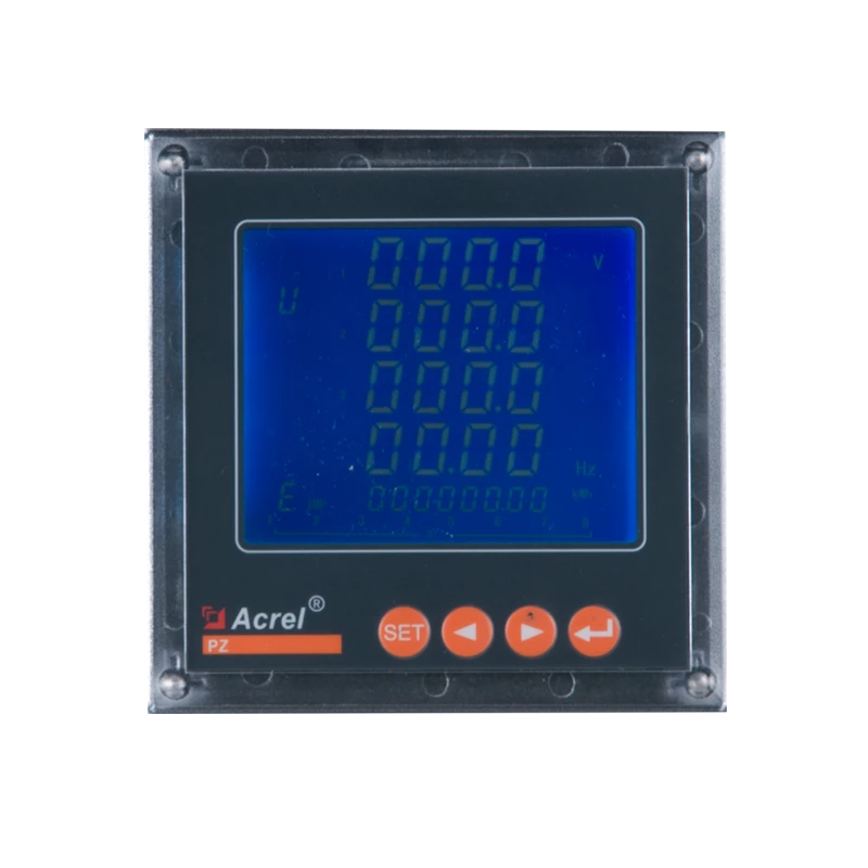 3 phase multifunction panel meter with harmanic analysis 3 wire multi tariff PZ96L-E3H