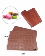 30 & 48Circle Silicone Baking Mat Large Macaroon Baking Mold Double Sided Macaron Dessert Sheet