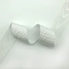 38mm off-white custom polyester moire ribbons for gift packaging