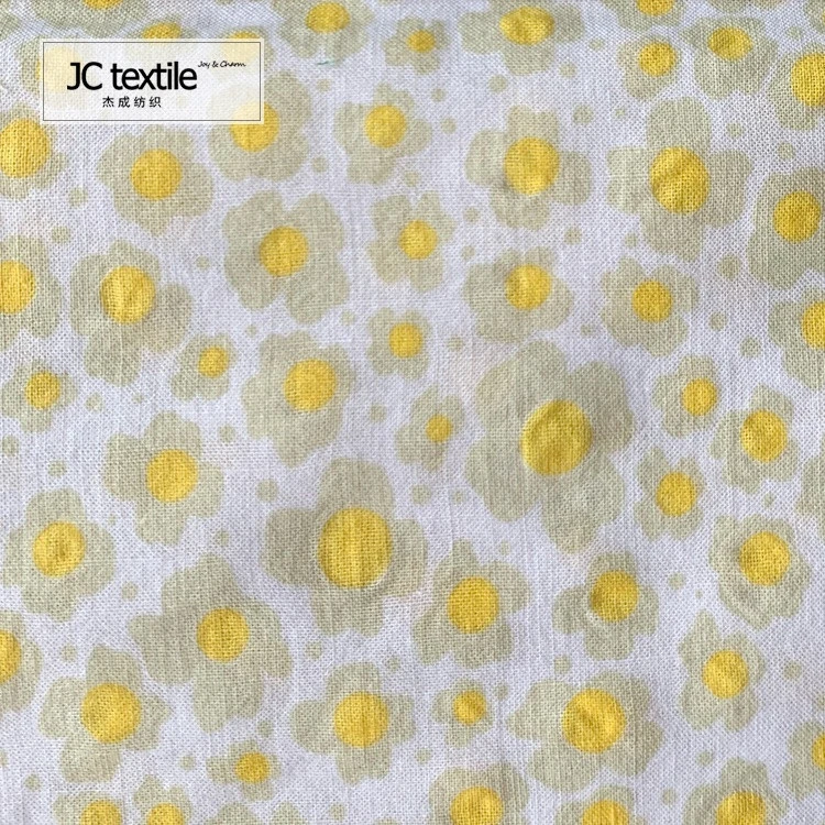 3D crinkle cute floral women dress material fabrics textiles 100% cotton printed