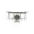 Import 3round chiming cheap eva modern abstract led aesthetic appearance modern air plane shaped wall clock from China