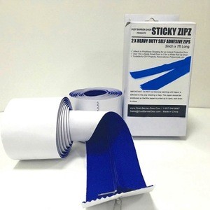 3X7 7.6X213cm Dust barrier Self Adhesive Zipper for cleaning and restoration