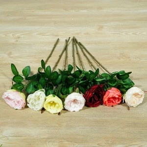 43Cm Factory Wholesale Colorful Wedding Stage Silk Artificial Rose Flower For Party Home Garden Decorative