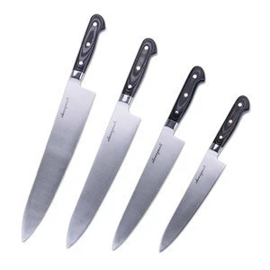 4pcs Professional German 1.4116 Steel Kitchen Gyuto Knife Set