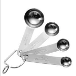 4pcs stainless steel measuring spoon set kitchen baking tool spoon Measuring cup