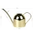 Import 500ml Mini  Household Stainless Steel Semicircular Watering Can High Quality Long Spout  Watering Can Metal Gold Watering Can from China