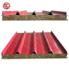 50mm thickness eps pu rock wool sandwich panel for roof and wall