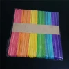 50Pcs/Lot Colored Wooden Popsicle Sticks Natural Wood Ice Cream Stick Kids DIY Hand Crafts Art Ice Cream Lolly Cake Tools