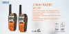 5km long range monitor function outdoor handheld kids small 2 way radio walkie talkie