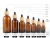 Import 5ml 10ml 15ml 20ml 30ml 50ml 100ml bamboo cover ring rubber top amber glass Vape CBD oil skincare essential oil dropper bottles from China
