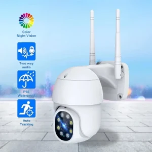 5MP WiFi Surveillance Camera Outdoor Ai Human Detection Color Night Vision PTZ Mini IP Security Camera