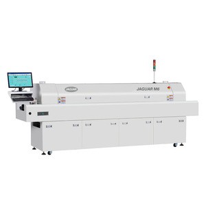 6 Zones  Hot Air Reflow Oven for PCB Soldering