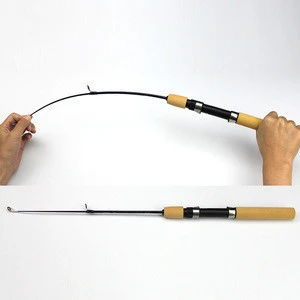 60cm 80cm 100cm Mini telescopic rod ice fishing pole shrimp lure fishing rod