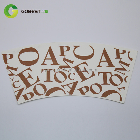 Buy 6oz White Paper Cup Pla Fan Coffee Paper Cup Fans Paper Material ...