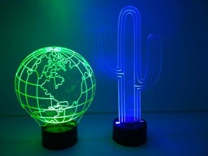7 Color Changing Lights Acrylic 3d Table Lamps Amazon acrylic led led desk lamp