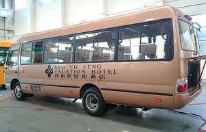 7.5m 26 seats Coaster type mini bus with cummings engine HM6700