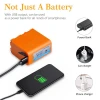 7800mAh NP-F960 NP-F970 Battery with USB Port with LED Power Indicators for Mobile Phone  Lamps  Monitors Sony Cameras