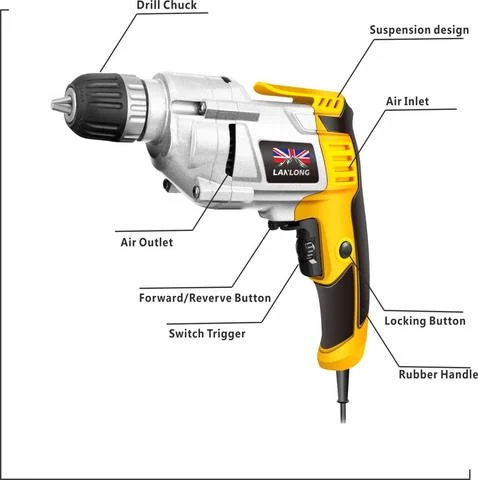 750W 10mm Electric drill of power tools