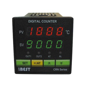 8 Digit Digital Preset Pulse Length Counter Meter CRN-R818C 1preset LED Display 24VDC/AC220V/110V (IBEST)