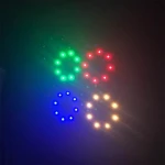 8 Led RGB Solar Underground Paving Light Buried Lamps LED Garden Lawn Light Motion Sensor Outdoor Solar Garden Light
