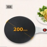 800W thermostat control mini pancake maker electric crepe maker