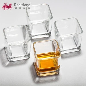 80ml Square shape shot glass for liqueur