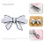 Import 9 Candy Color Big Bow Hair Barrette Clips High Quality Acrylic Bow Hair Clip for Girls from China