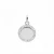 Import 925 Sterling Silver Tiny Round Disc Crystal CZ Fashion Charm Pendant from China