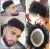 Import 9*7 8*10 Black Kinky Afro Curly Wig Men toupee Lace Human Hair Piece For Black Men from China