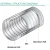 A 6 Inch 25 Feet Non-Insulated Flex Air Aluminum Ducting Dryer Vent Hose HVAC Ventilation, 2 Clamps included