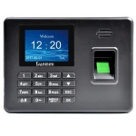 A3 2.8 inch Color TFT Screen Biometric Fingerprint Time Attendance, USB Communication Office Time Attendance Clock (Black)
