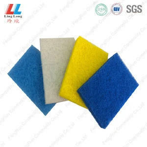 abrasive household cleaning sponge scouring pad