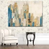 Abstract City 50% Hand Paint Oil Painting On Canvas Print Wall Art Decoration