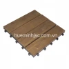 Acacia wood decking tiles with plastic base model 2021