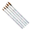 Acrylic nail brush set Line Flower Pen Dotting Painting Design 5pcs Professional Nail Gel Brush For Manicure Nail Tools Kit