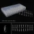 Import Acrylic Nail Tips UV Gel  French False 240Pcs Clear White Natural Nail Gel Tips  With Plastic Box from China