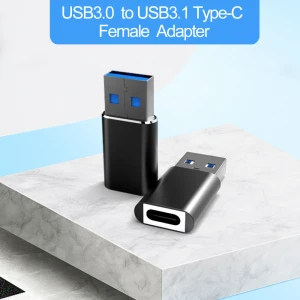 Adapter Usb Type C Female Connector To Usb 3.0 Type A Male Charge Sync Data Adapter