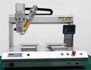 Adhesive epoxy dispensing system equipment automatic glue applicator benchtop liquid dispenser robots for integrated circuits