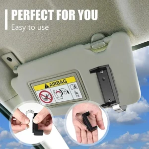 Adjustable Car Sun Visor Clip Holder For Garage Door Gate Remote Control Transmitter Garage Command Key For Gate Remote Control